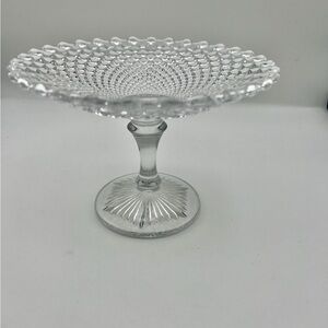 Vintage Hobnail dish english 80’s open honey dish 
by WESTMORELAND